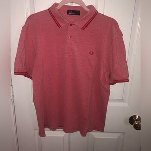 Light red Classic Fred Perry polo - L